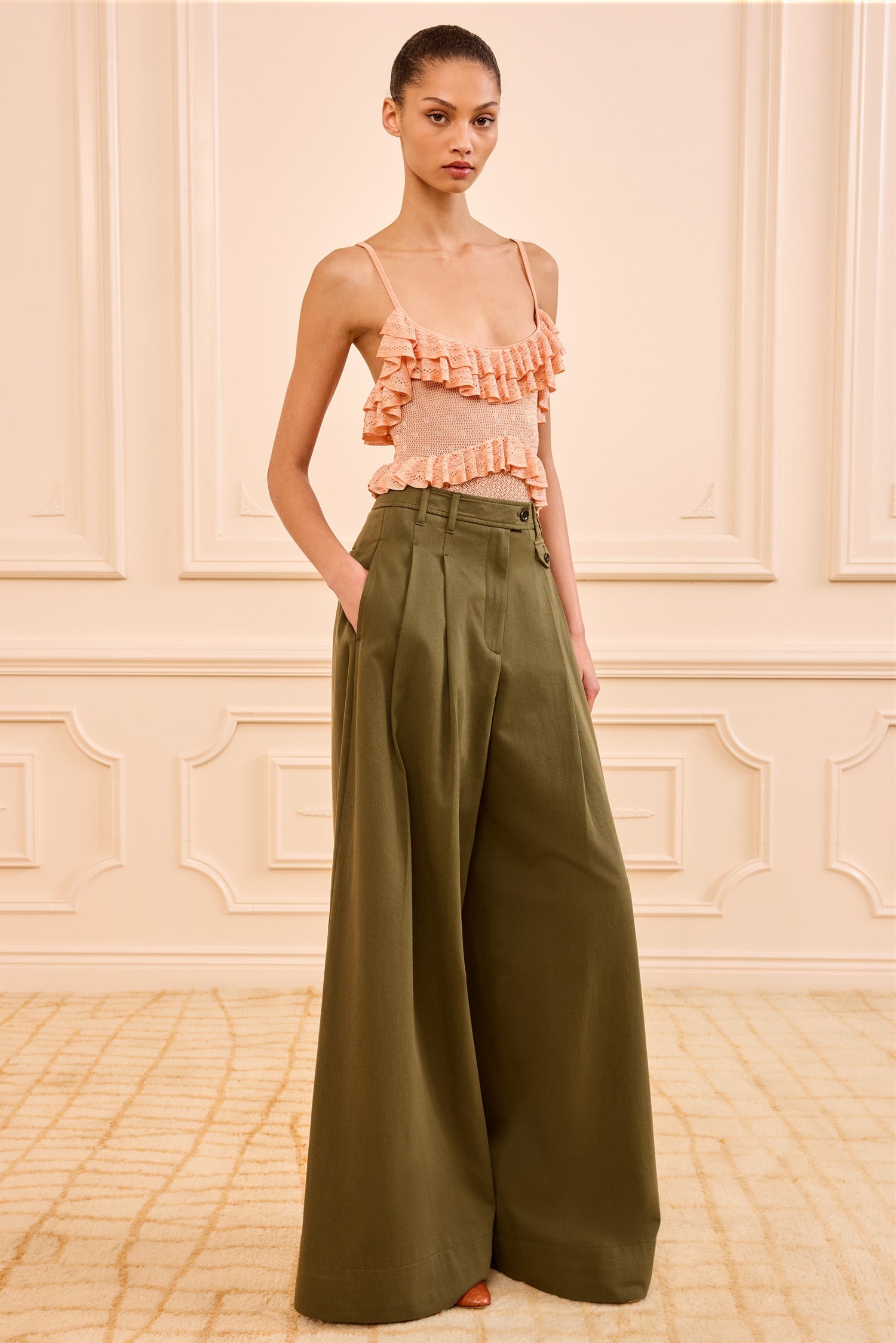 Ulla Johnson Motherwell Wide Leg Trouser - Image 1
