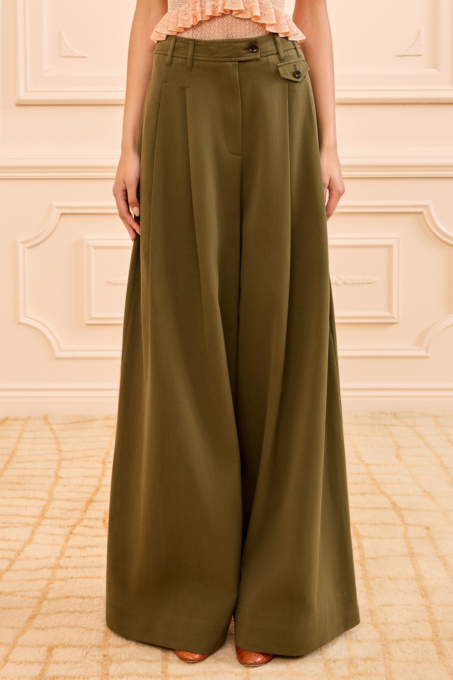 MNULJ051026014509424_2 Ulla Johnson Motherwell Wide Leg Trouser - Image 2