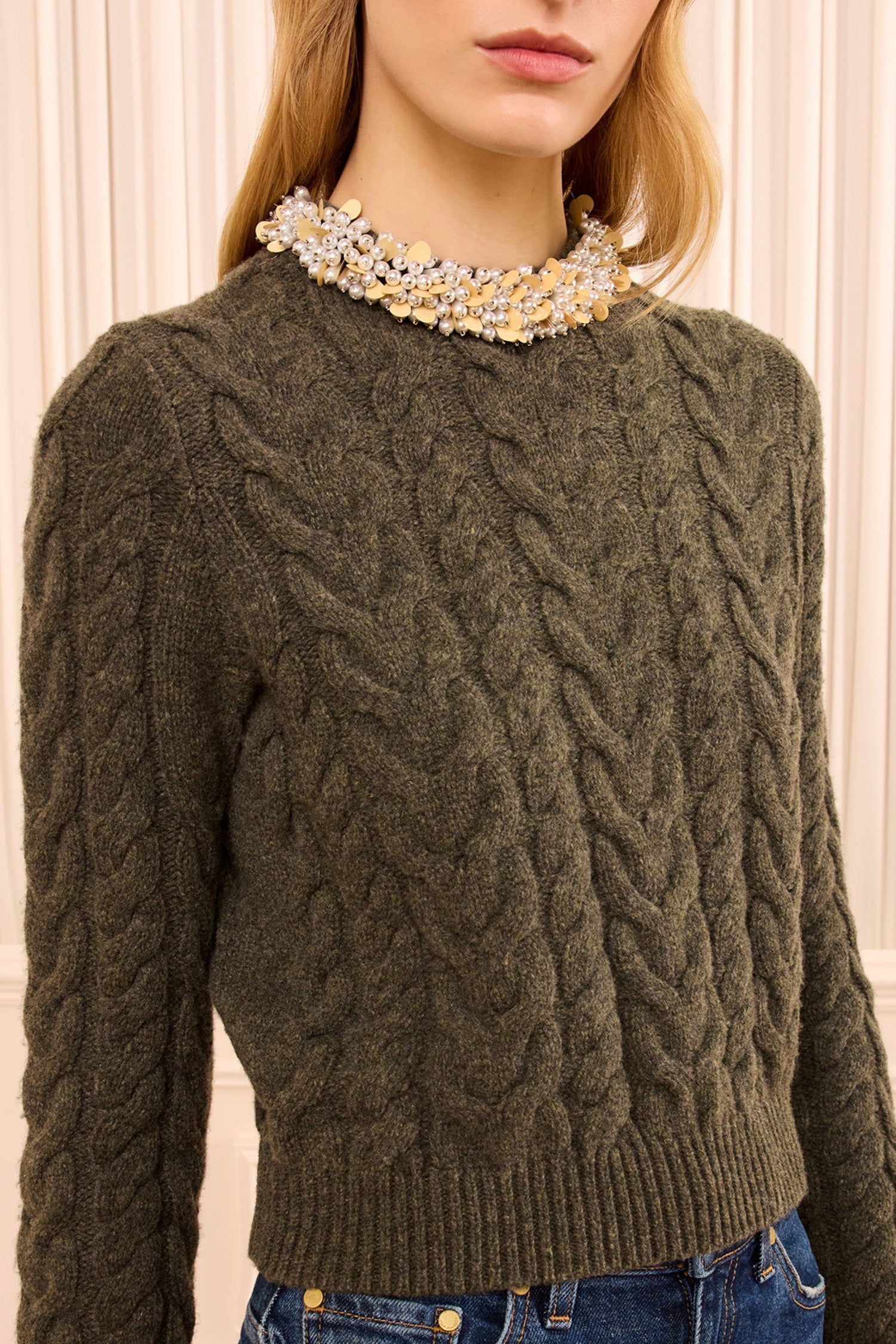 Ulla Johnson Marlie Knit Pullover with Embellishment - Image 2