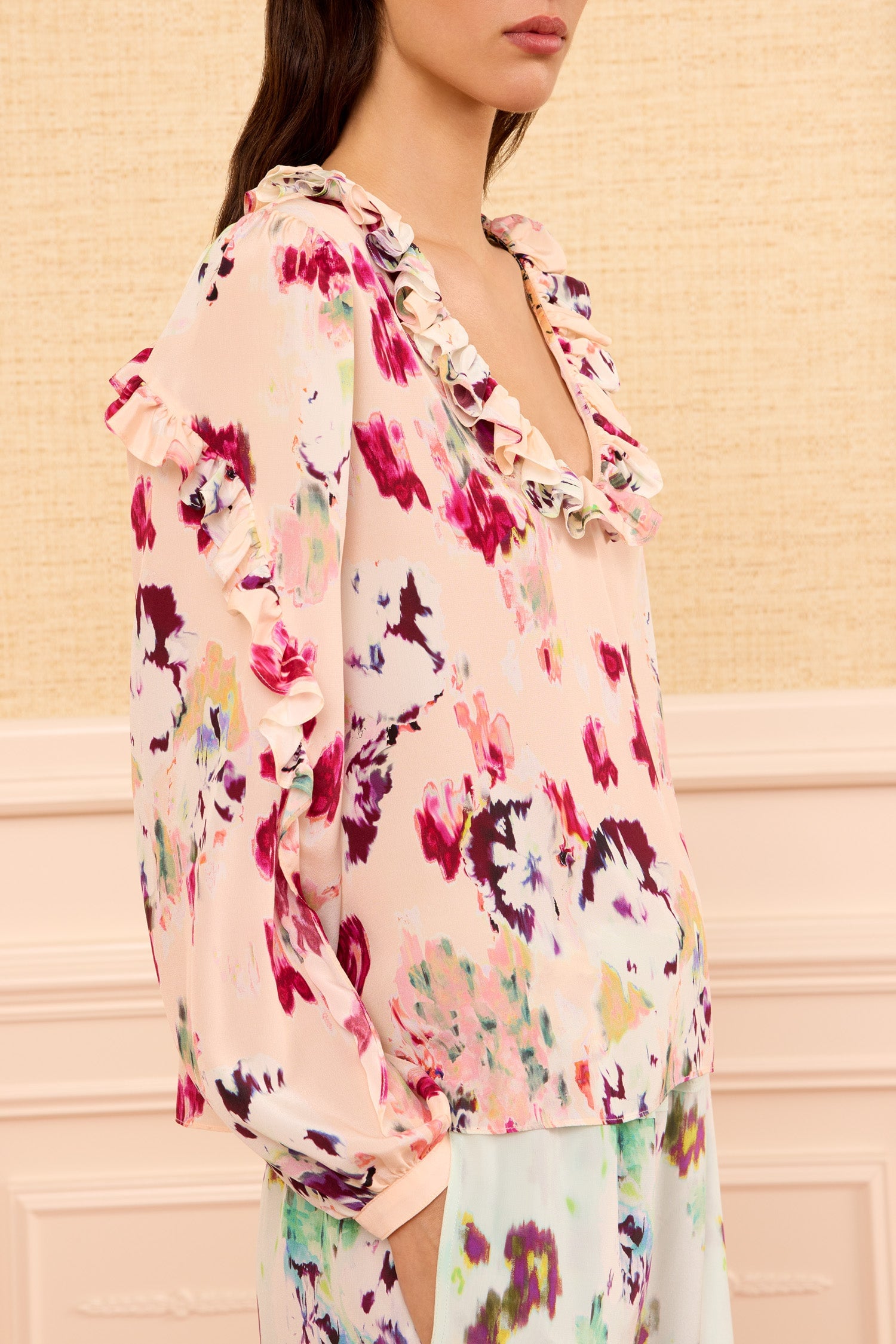 MNULJ051026014509449_2 Ulla Johnson Marguerite Silk Blouse - Image 2