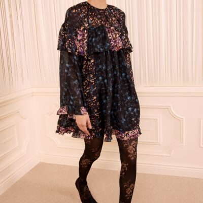 Ulla Johnson Lune Long Sleeve Silk Mini Dress - Image 1