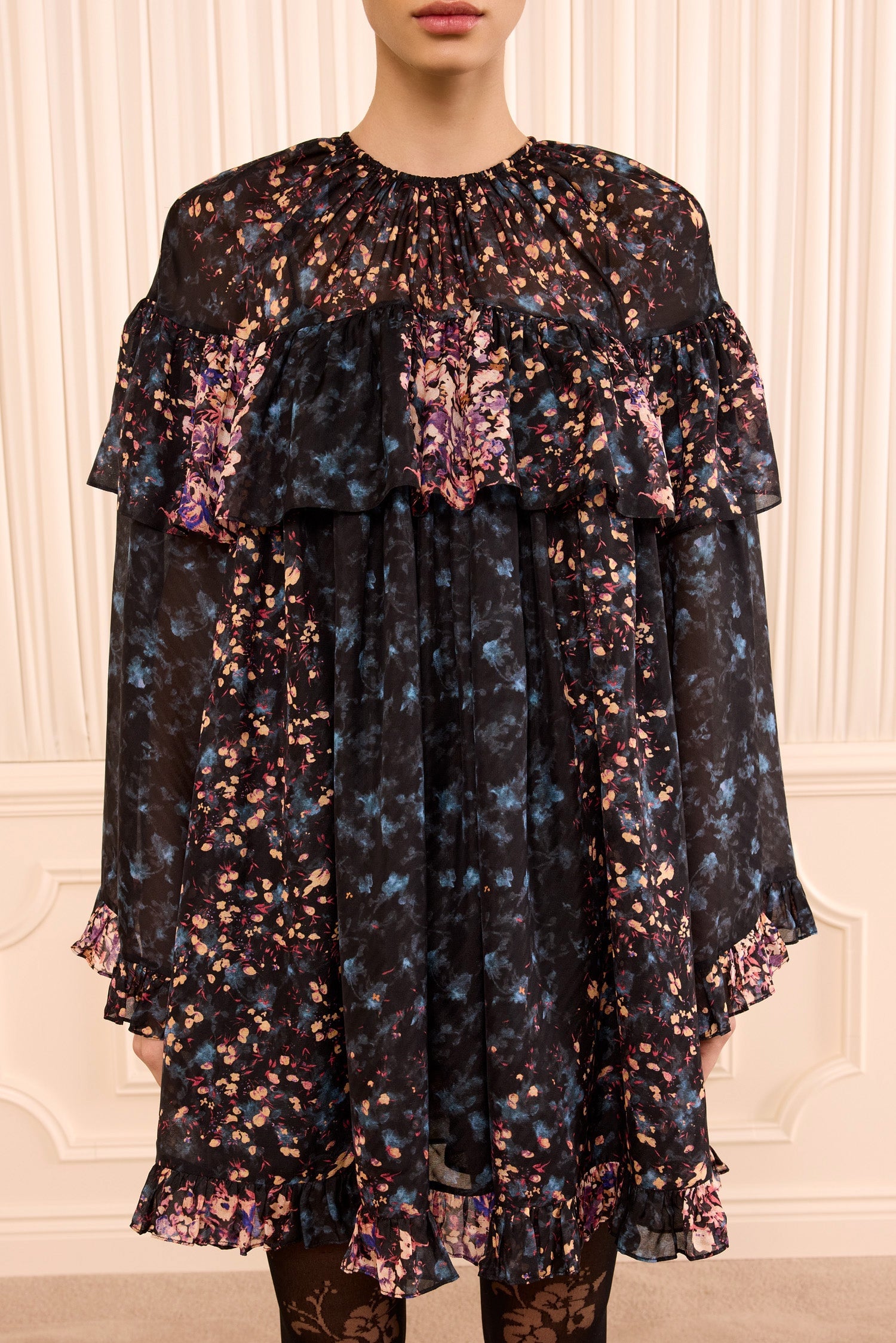 Ulla Johnson Lune Long Sleeve Silk Mini Dress - Image 2