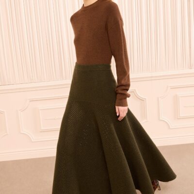 Ulla Johnson Lucia Wool Knit Skirt - Image 1