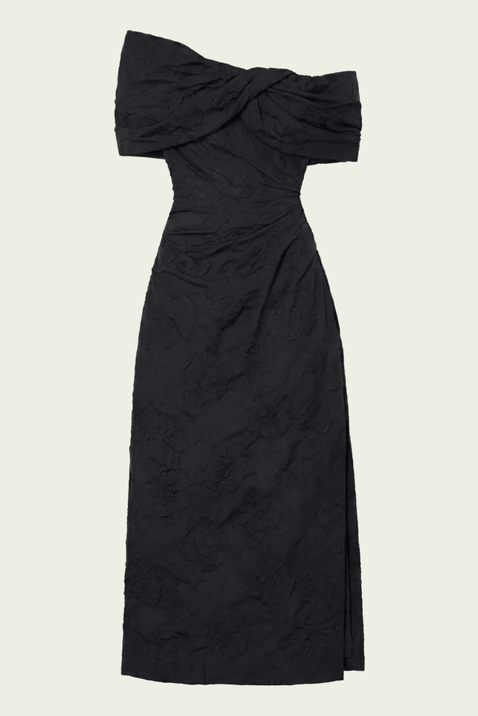 Ulla Johnson Violeta Off the Shoulder Cloque Dress - Image 1