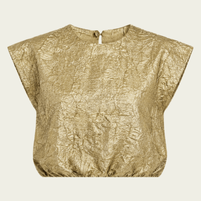 Ulla Johnson Gisella Taffeta Crop Top - Image 1