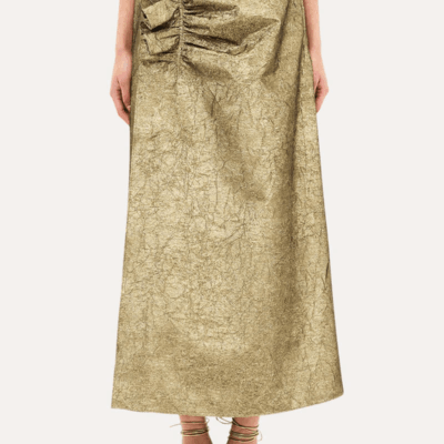 Ulla Johnson Ellis Taffeta Midi Skirt - Image 2