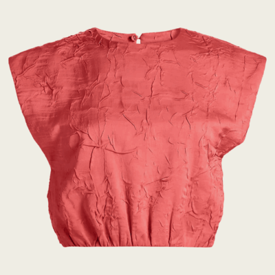 Ulla Johnson Gisella Satin Crop Top - Image 1