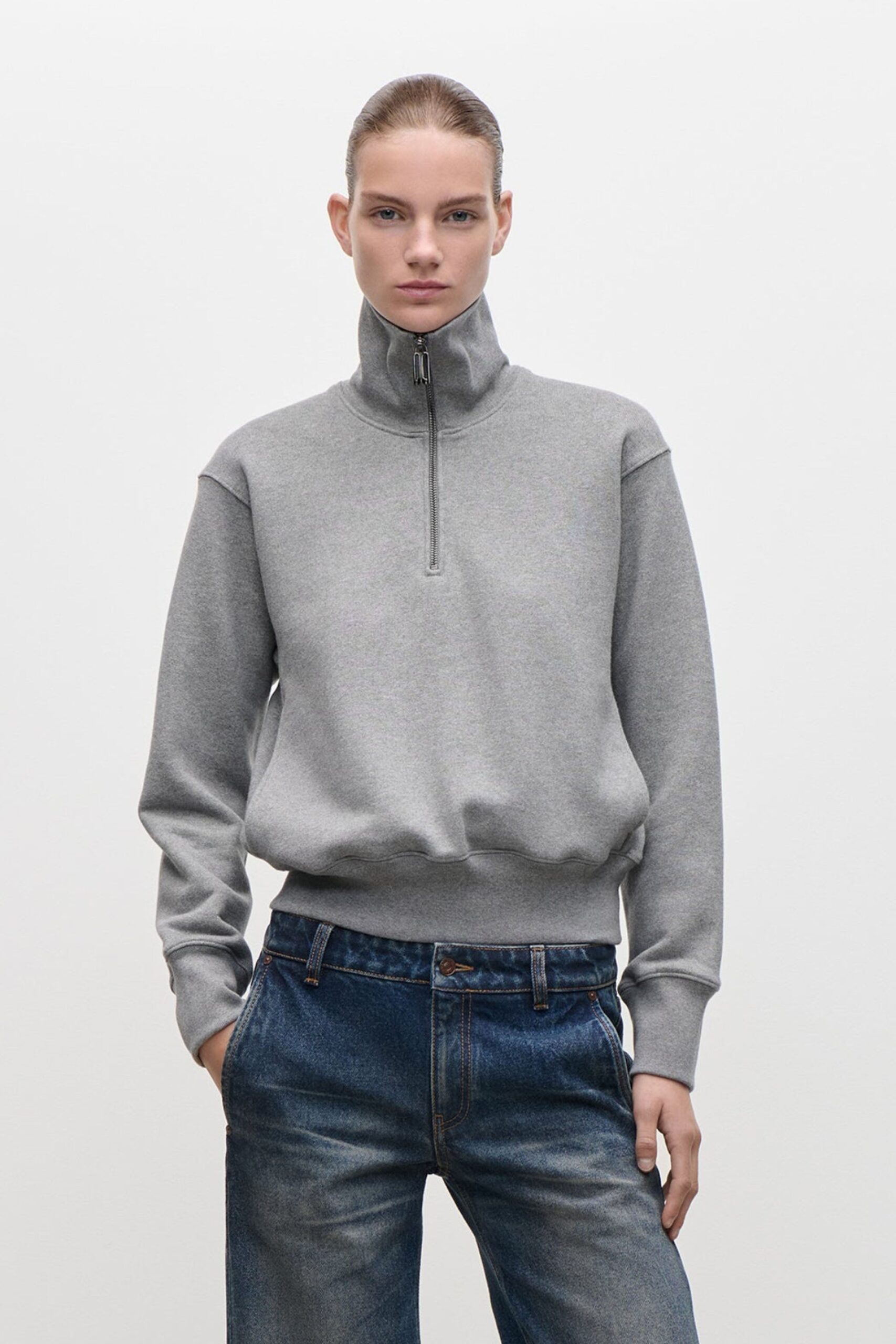 Victoria Beckham Violet Sweatshirt - Image 1