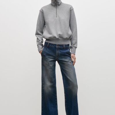 Victoria Beckham Violet Sweatshirt - Image 2