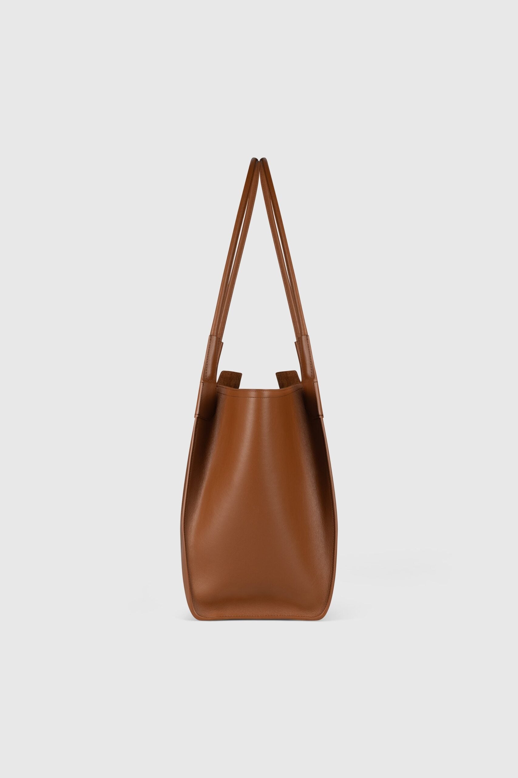 MNVBK051026015127004_2 Victoria Beckham Victoria Tote Tan Soft Calf Leather - Image 2