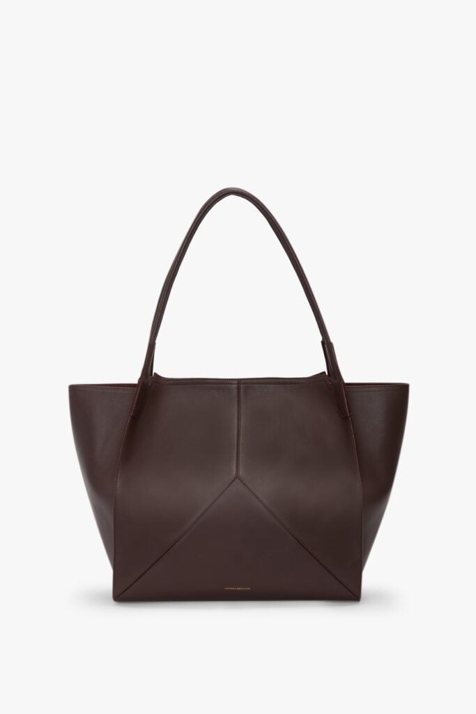 Victoria Beckham Victoria Tote Large Burgundy Soft Calf Leather - Image 1