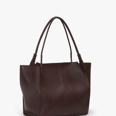 Victoria Beckham Victoria Tote Large Burgundy Soft Calf Leather - Image 2