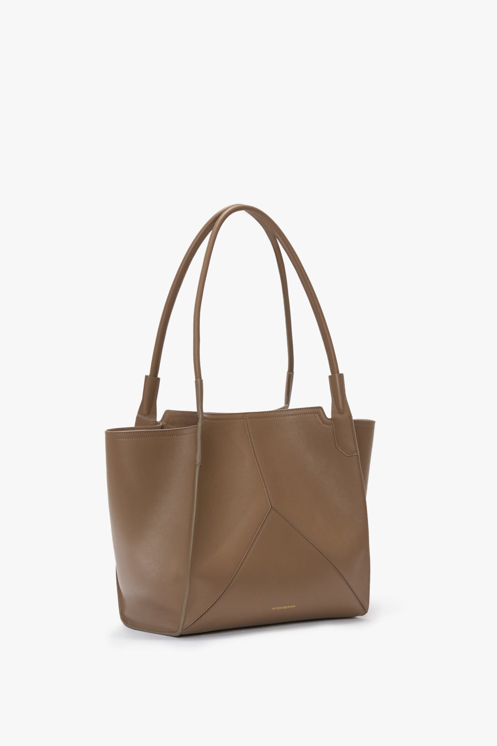 MNVBK051026015127008_3 Victoria Beckham Victoria Tote Grey Soft Calf Leather - Image 3