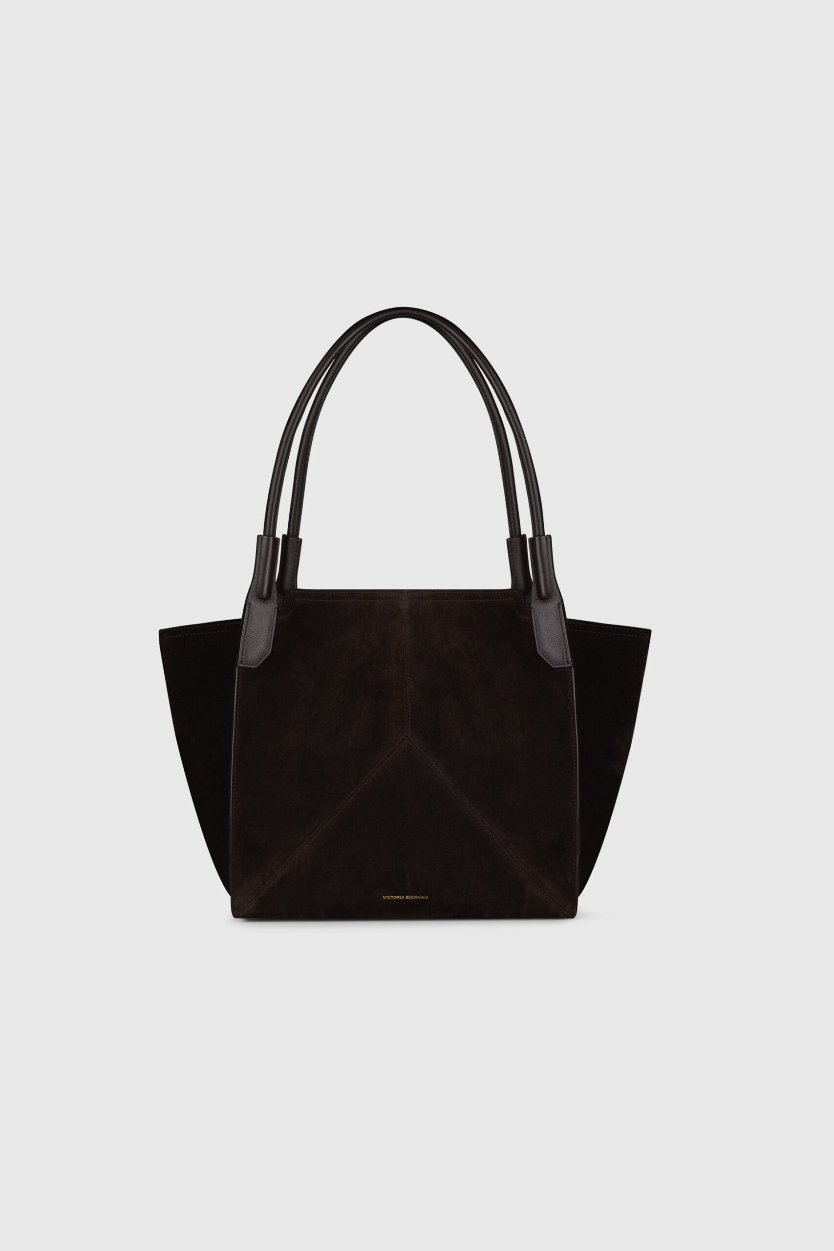 Victoria Beckham Victoria Tote Coffee Suede - Image 1