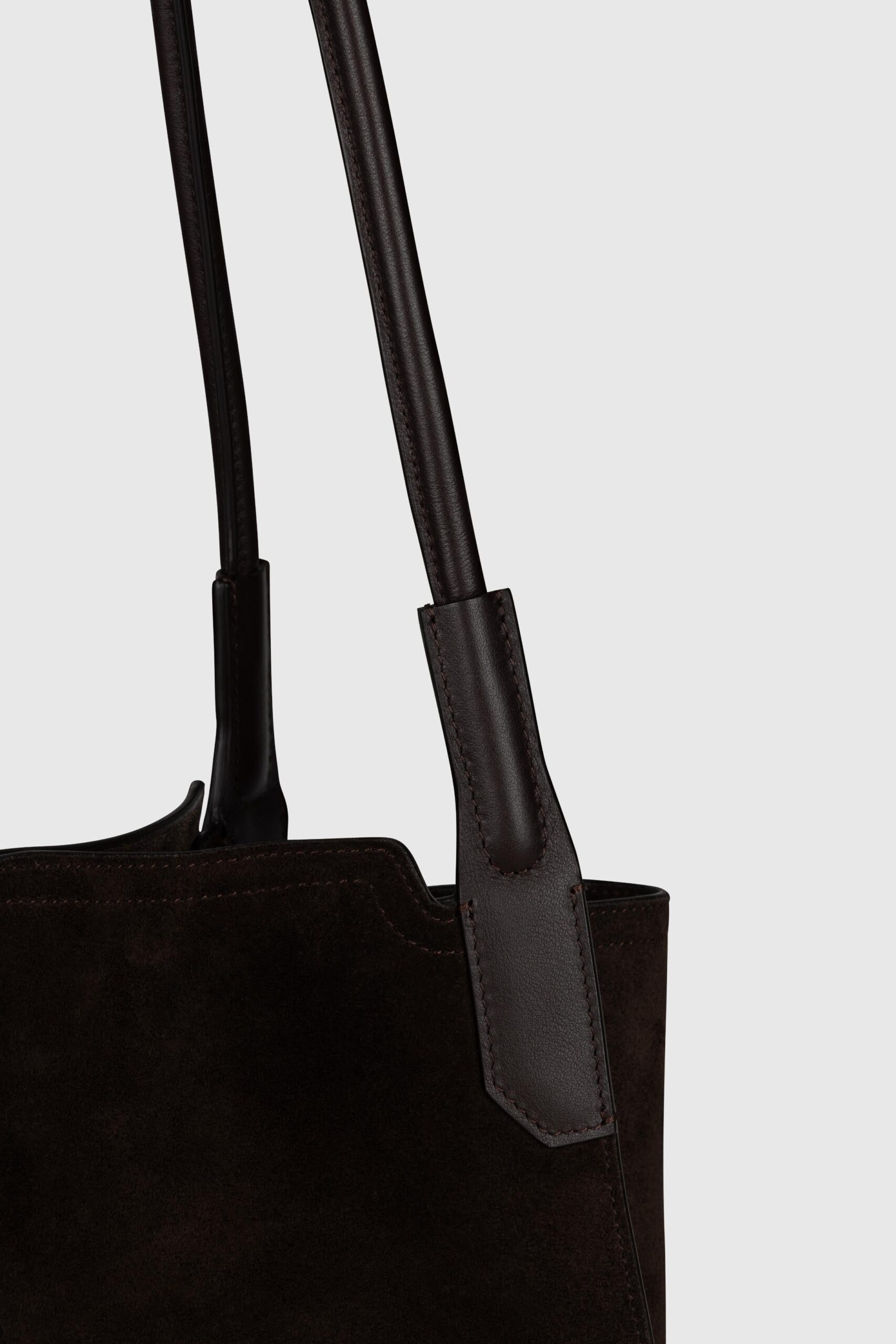 MNVBK051026015127009_2 Victoria Beckham Victoria Tote Coffee Suede - Image 2