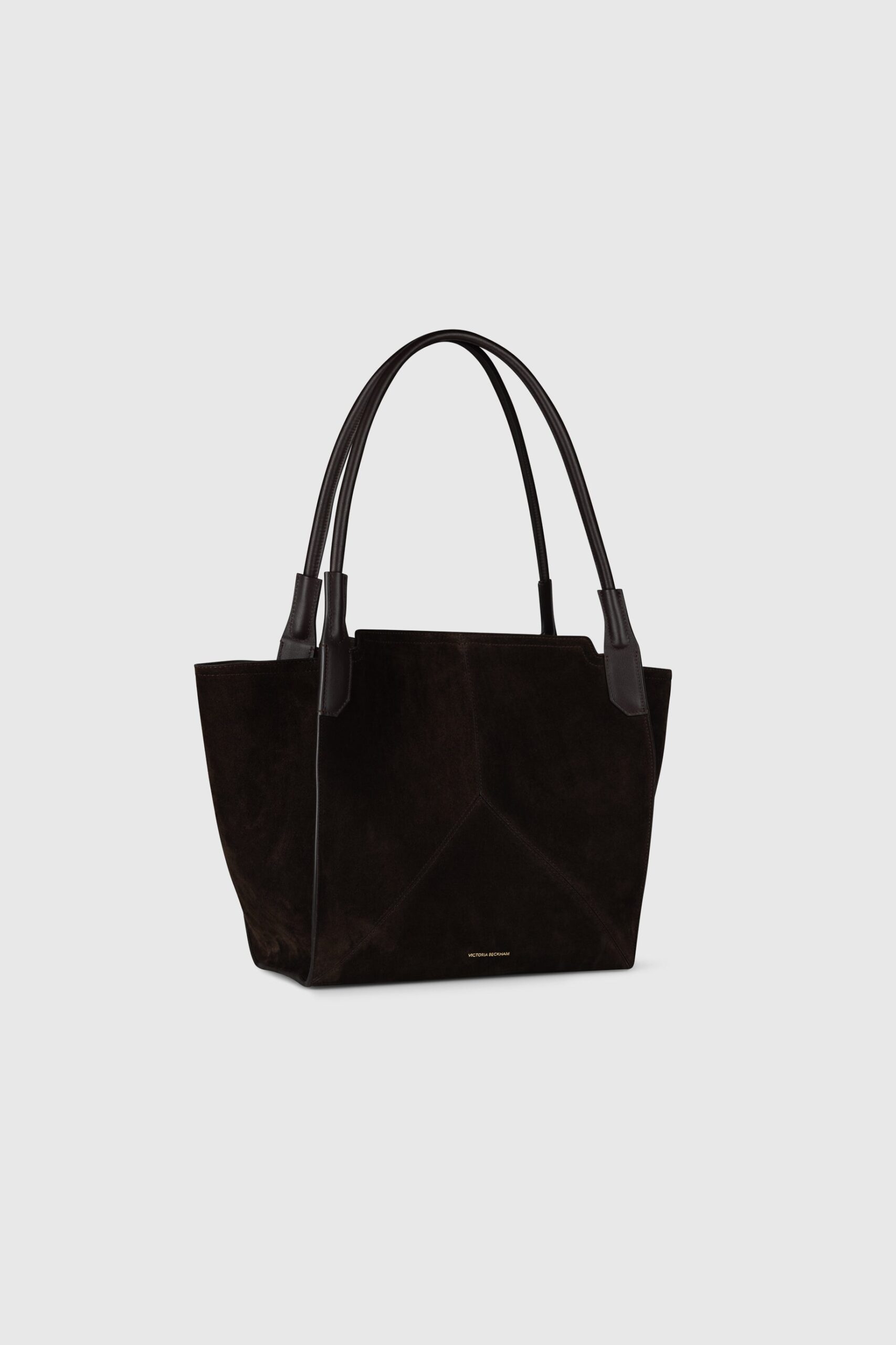 MNVBK051026015127009_3 Victoria Beckham Victoria Tote Coffee Suede - Image 3