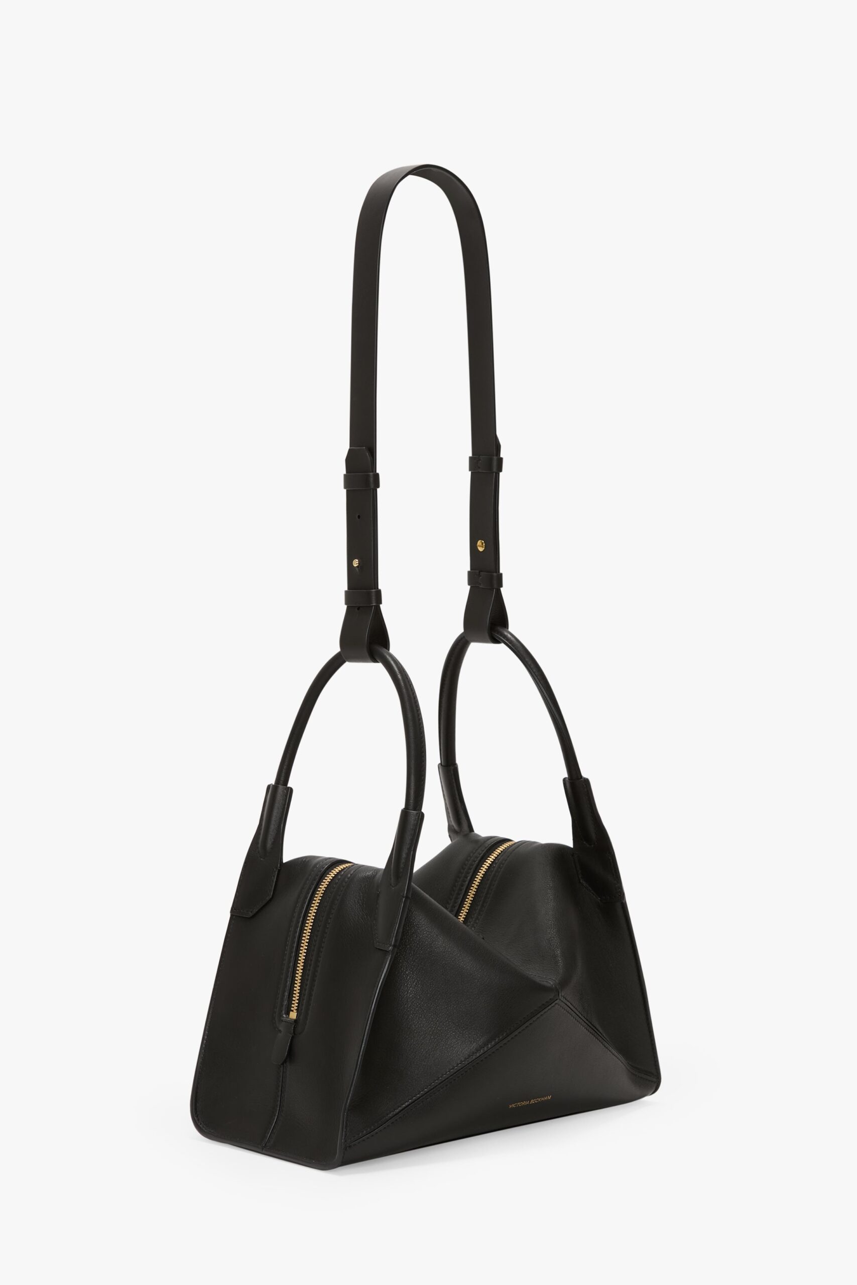 MNVBK051026015127014_2 Victoria Beckham Victoria Plié Bag Black Soft Calf Leather - Image 2