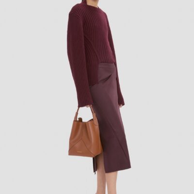 Victoria Beckham Victoria Bucket Tan Soft Calf Leather - Image 2
