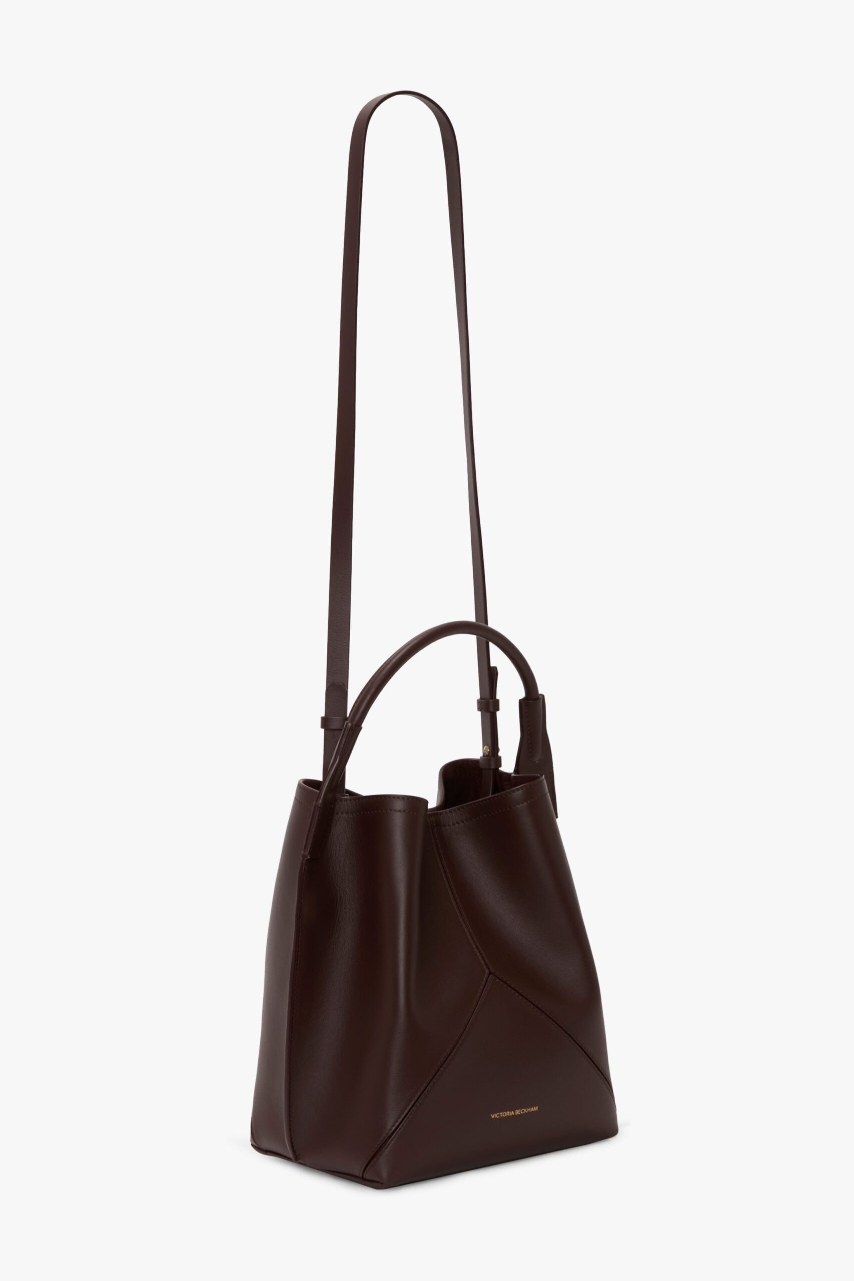 Victoria Beckham Victoria Bucket Burgundy Soft Calf Leather - Image 3