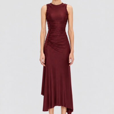 Victoria Beckham Sylvie Midi Dress - Image 1