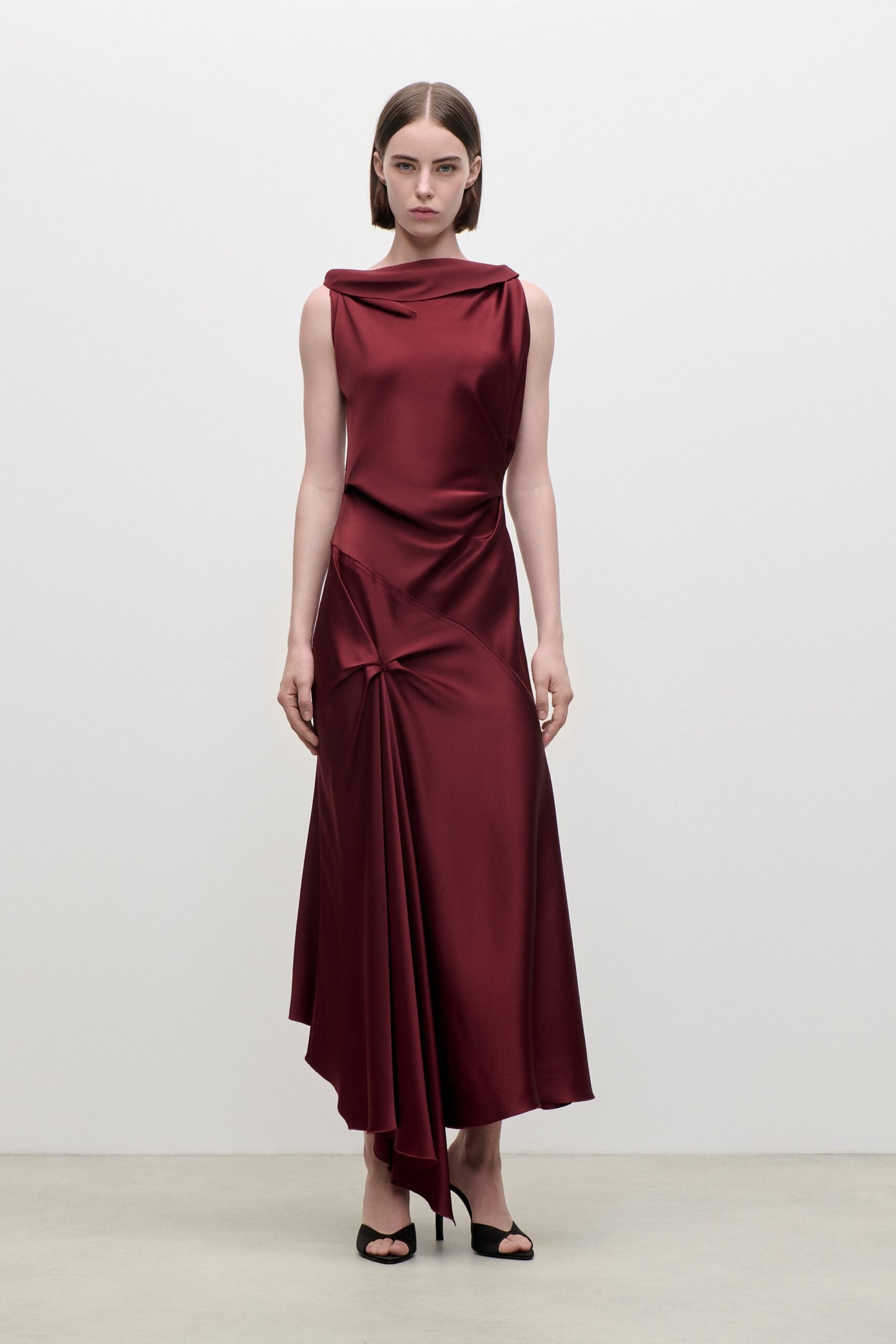 Victoria Beckham Posy Midi Dress - Image 1