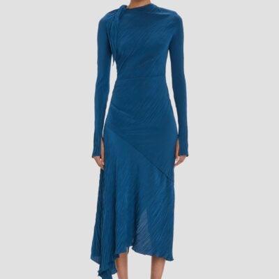 Victoria Beckham Plisse Dress - Image 1