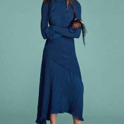 Victoria Beckham Plisse Dress - Image 2