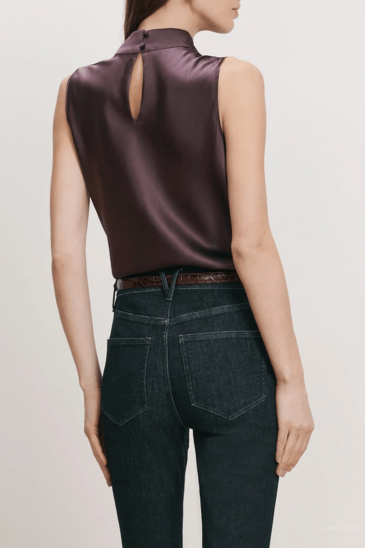 MNVERO041026044518133_3 Veronica Beard Tam Sleeveless Blouse - Image 3