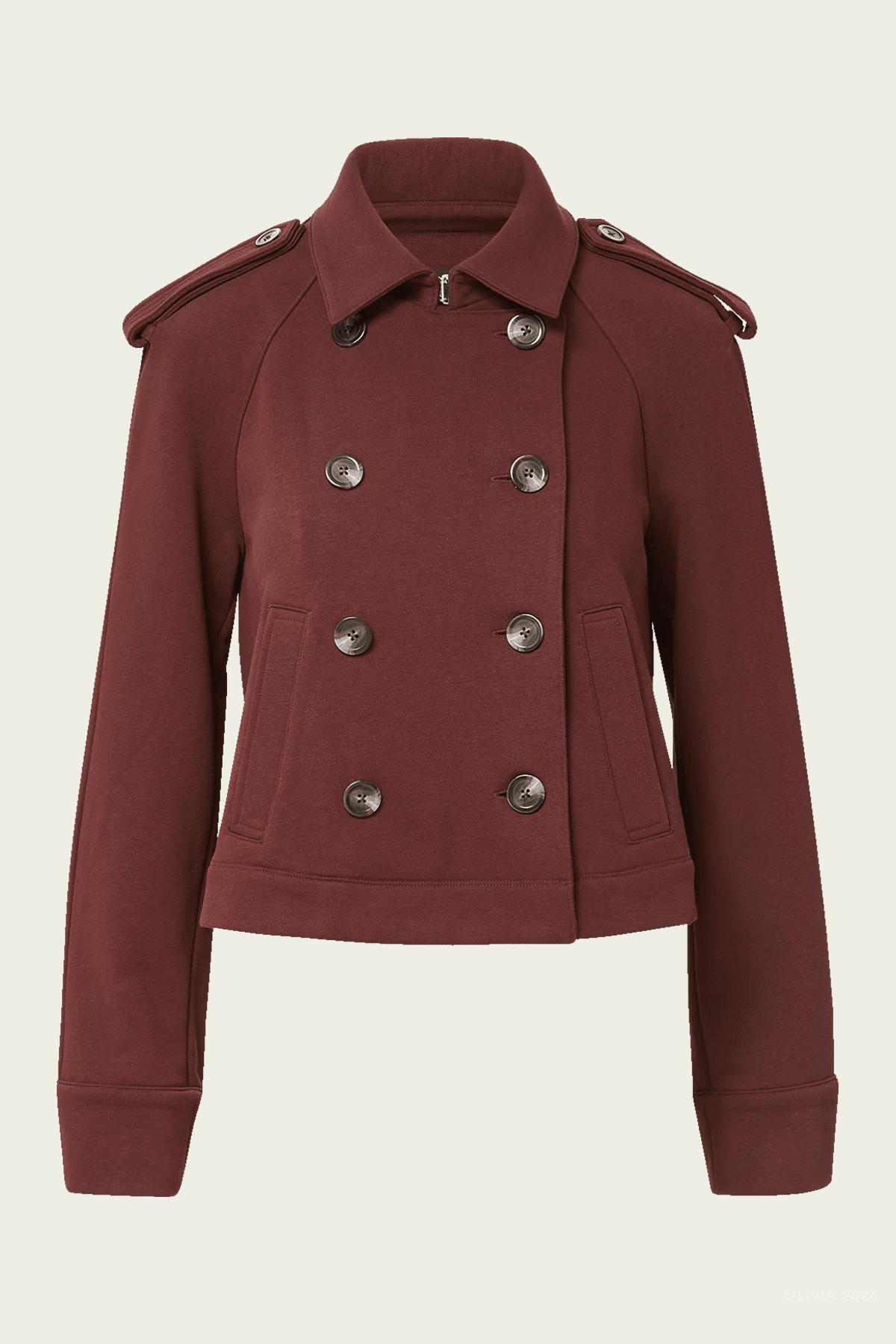 Veronica Beard Conneley Cropped Trench Coat - Image 1