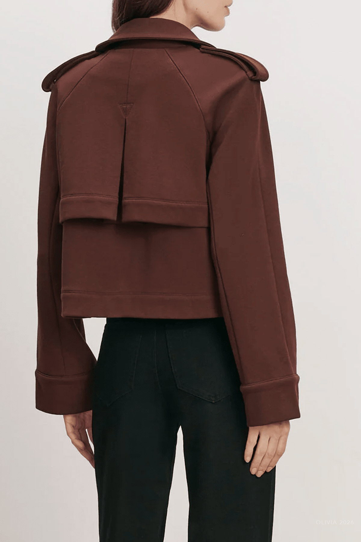 Veronica Beard Conneley Cropped Trench Coat - Image 3