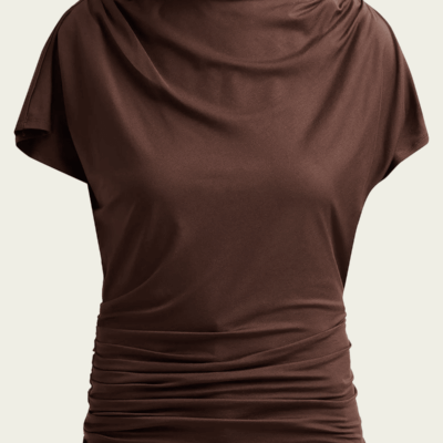 Veronica Beard Lila Ruched Top - Image 1