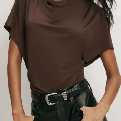 Veronica Beard Lila Ruched Top - Image 2
