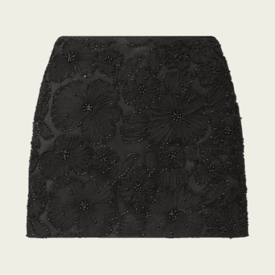 Veronica Beard Olenna Embellished Mini Skirt - Image 1