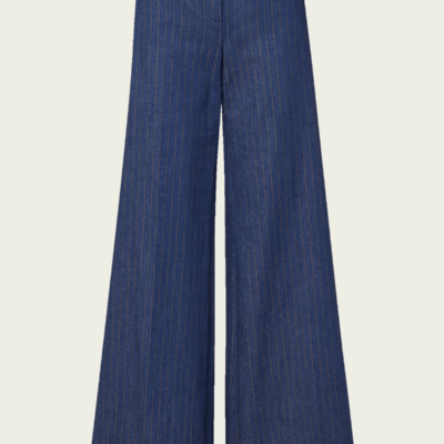 Veronica Beard Ledger Wide-Leg Denim Pant - Image 1