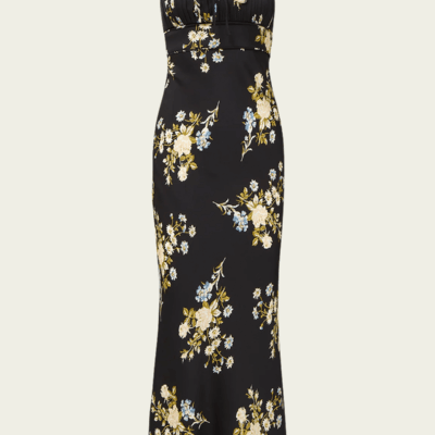 Veronica Beard Kieren Floral Slip Dress - Image 1