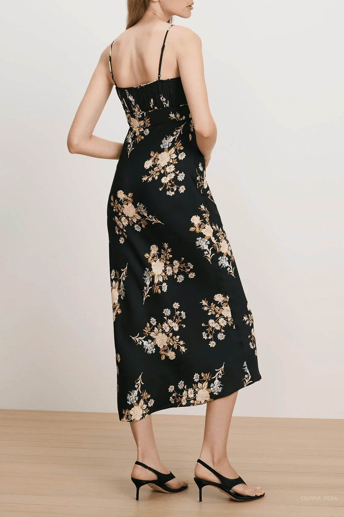 Veronica Beard Kieren Floral Slip Dress - Image 3