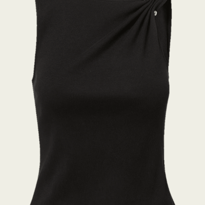 Veronica Beard Deylin Brooch Tank Top - Image 1