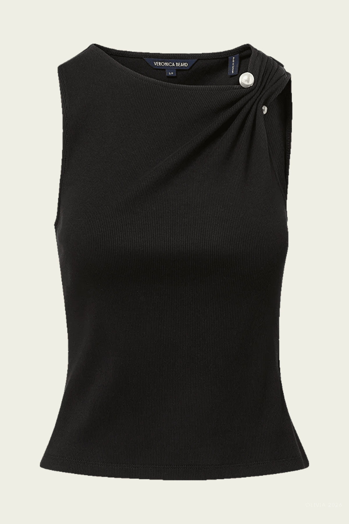 Veronica Beard Deylin Brooch Tank Top - Image 1