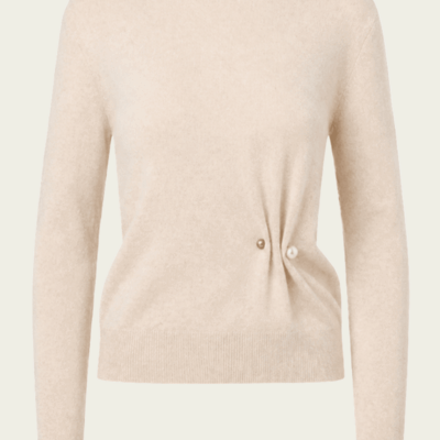 Veronica Beard Frankie Brooch Pullover - Image 1