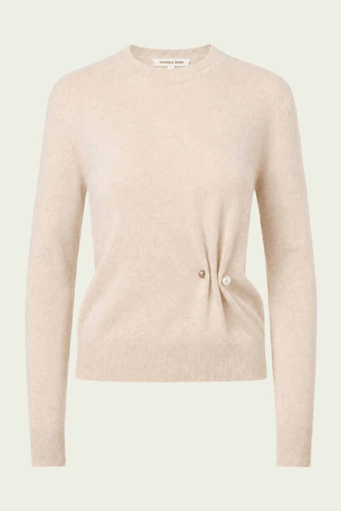 Veronica Beard Frankie Brooch Pullover - Image 1