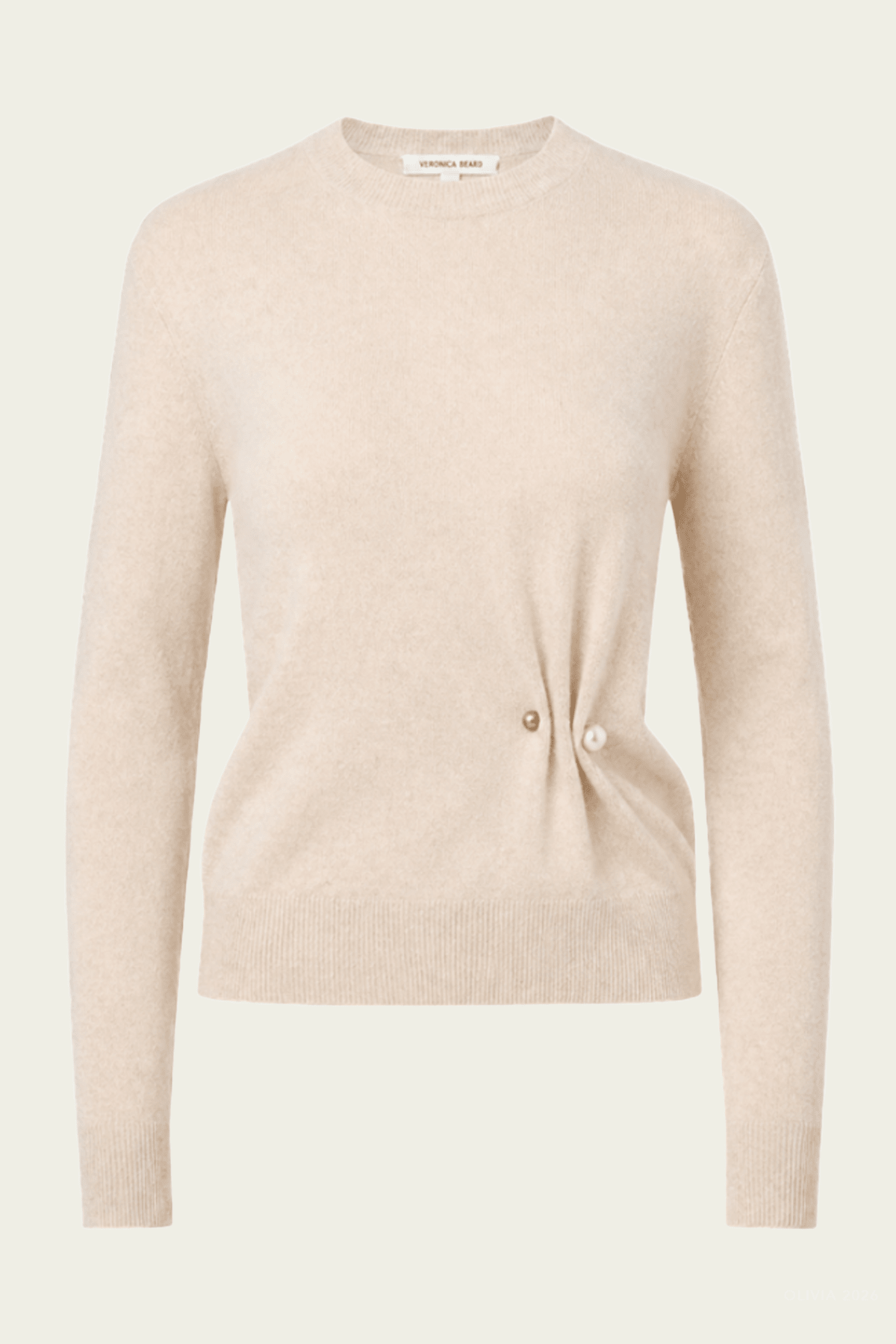 Veronica Beard Frankie Brooch Pullover - Image 1