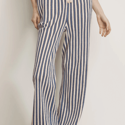 Veronica Beard Zosia Crochet Wide-Leg Pant - Image 2