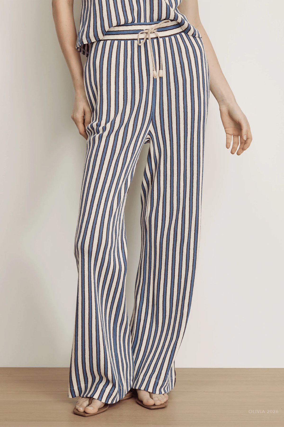 MNVERO051026010840106_2 Veronica Beard Zosia Crochet Wide-Leg Pant - Image 2