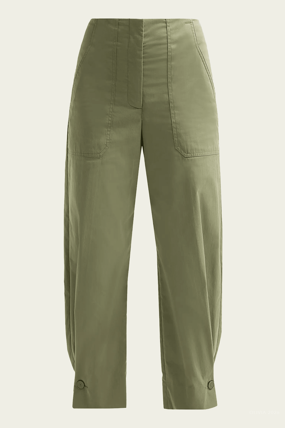 Veronica Beard Stapleton Buttoned Pant - Image 1