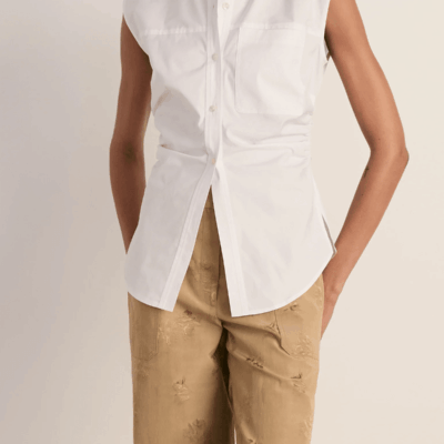 Veronica Beard Harini Sleeveless Top - Image 2