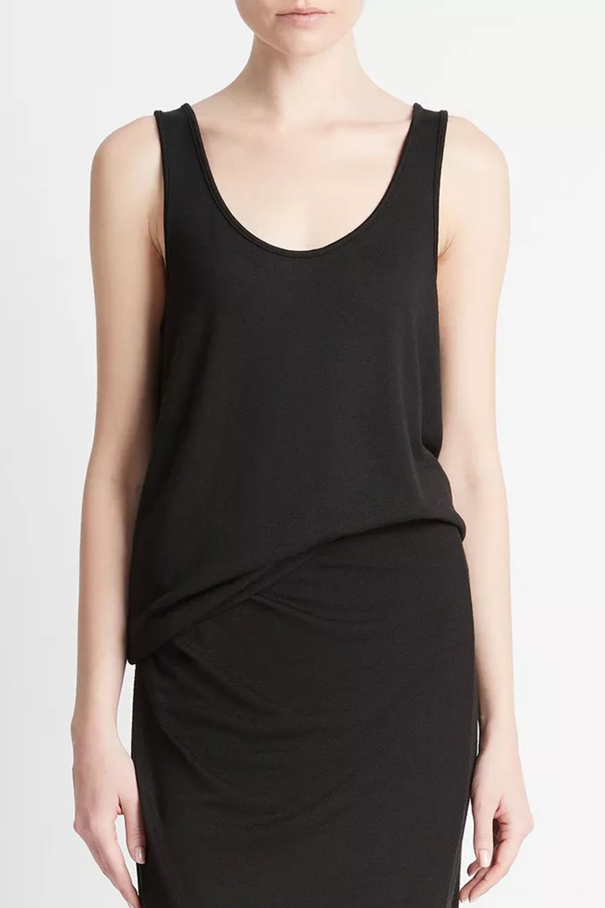 Vince. Relaxed Scoop-Neck Tank - Image 1