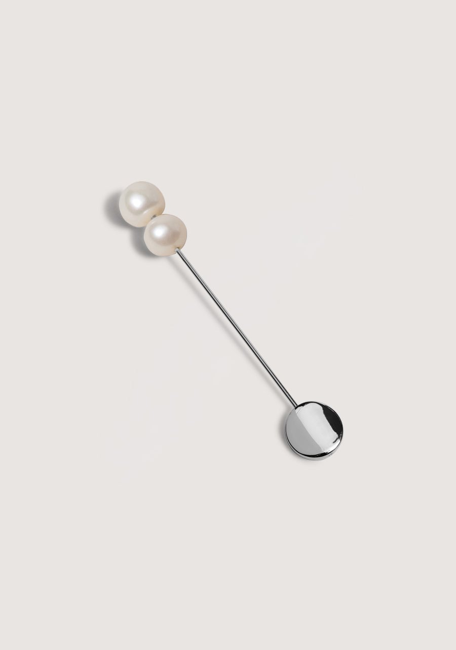 Viktoria & Woods V&W Pearl Pin Brooch - Image 3