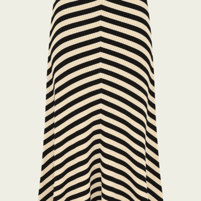 ZIMMERMANN Valiant Deco Stripe Midi Skirt - Image 1