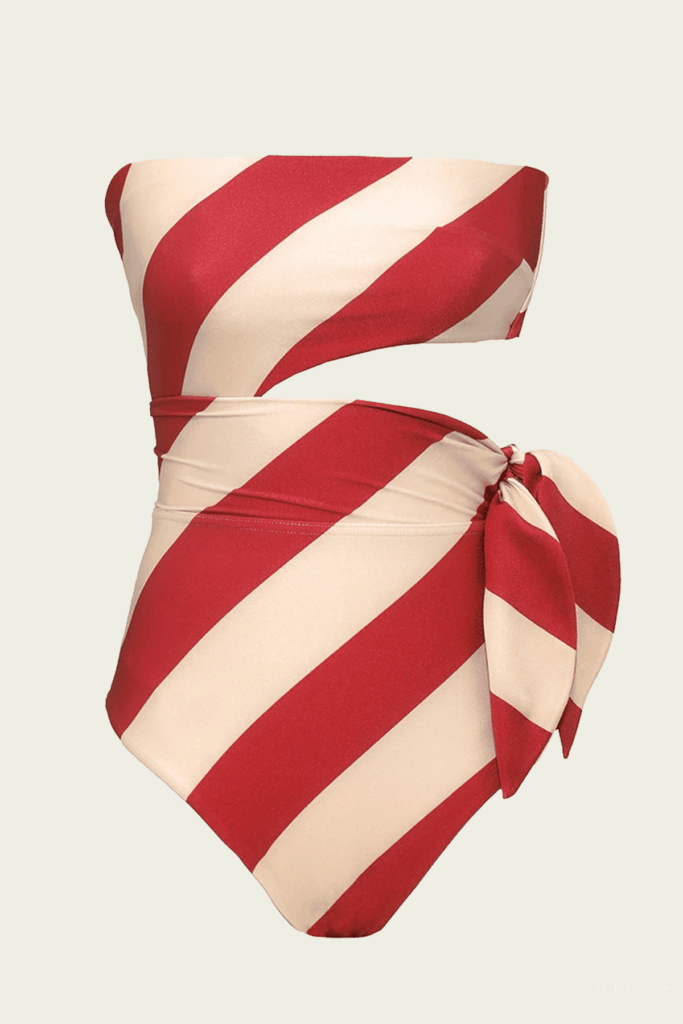ZIMMERMANN Roselight Tie Bandeau One-Piece Swimsuit - Image 1