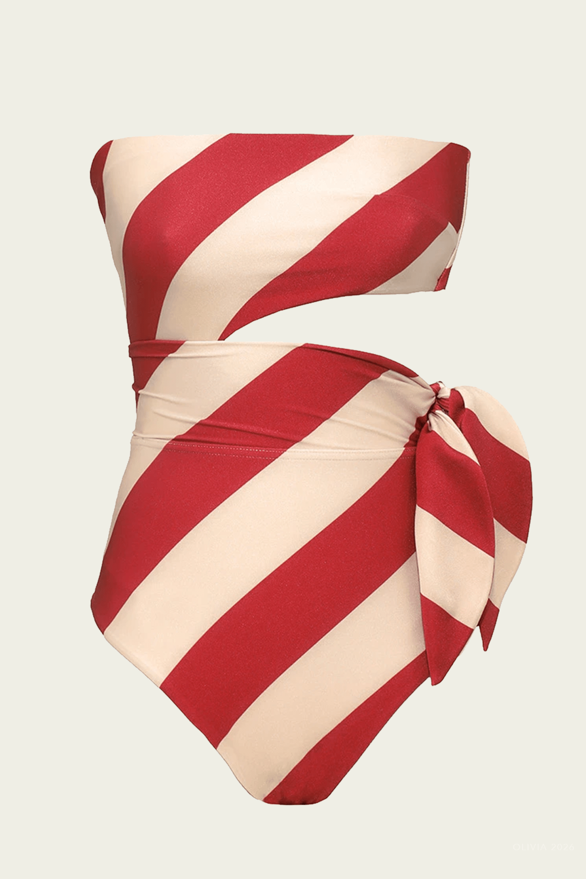 ZIMMERMANN Roselight Tie Bandeau One-Piece Swimsuit - Image 1